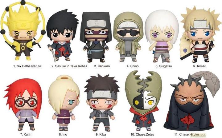 Immagine prodotto Monogram Int. Naruto Shippuden 3D PVC tag borsa Serie 4 Display (24)