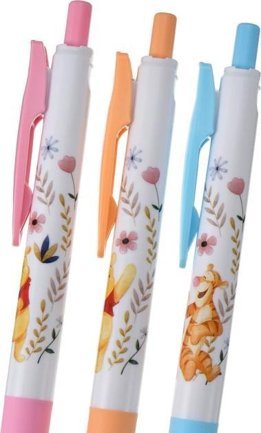 Actual product image Disney Pooh, Piglet, Tigger Sarasa Clip 0.5 gel pen set (Black, 3 x)