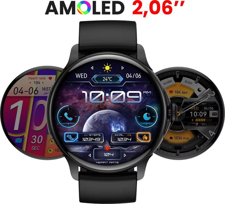 Actual product image xO smartwatch J11 Amoled black