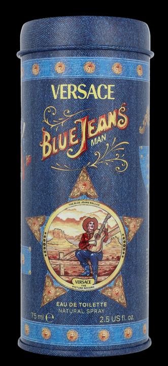 Actual product image Versace blue jeans (Eau de toilette, 75 ml)