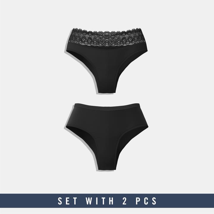 Produktbild Weekiss Starter-Set - Periodenunterwäsche, Menstruationsunterwäsche, Periodenslip (38)