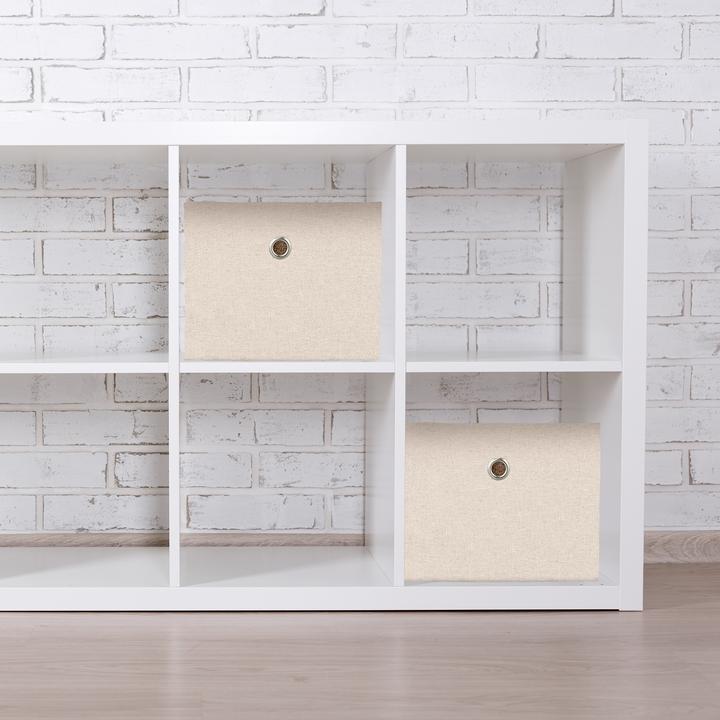 Immagine prodotto Relaxdays 2x scatola portaoggetti (20,5 x 25 x 16 cm, 8 l)