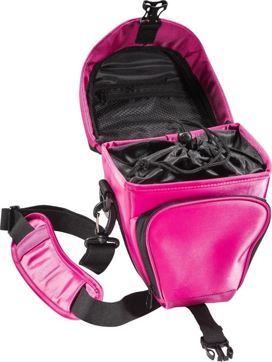 Produktbild mantona Premium Colttasche pink (Kamera Schultertasche, Kamera Bereitschaftstasche, 1 l)