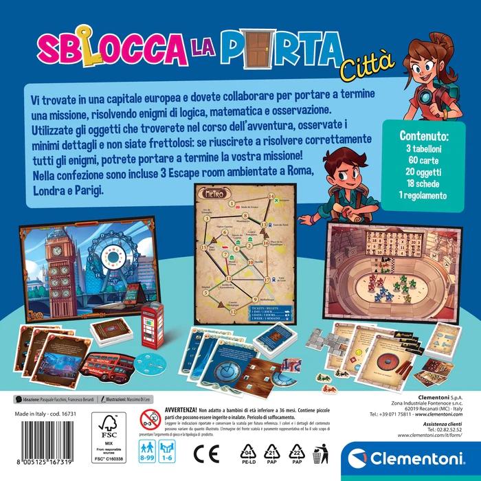 Immagine prodotto Clementoni Sblocca la porta - Città (Italiano)