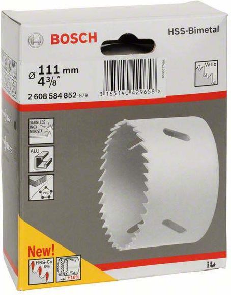 Produktbild Bosch Professional Zubehör Lochsäge HSS-Bimetall für Standardadapter, 111 mm, 4 3/8-Zoll (111 mm)