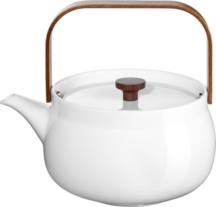 ASA Selection japandi Teekanne mit Holzgriff weiss 1,5l (1.50 l)