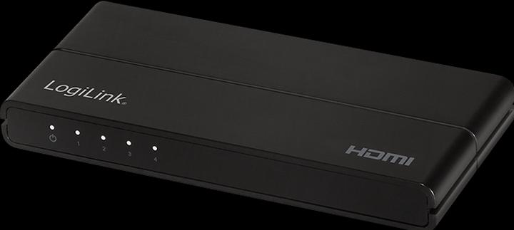 Image du produit LogiLink HD0037 HDMI Splitter 1x4 ports, 4K/60 Hz, HDCP, HDR, CEC, downscaler