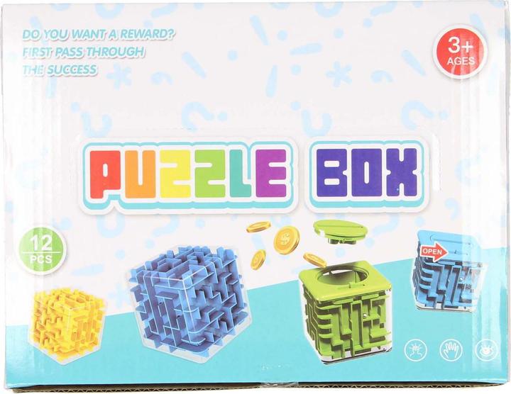 Image du produit Tirelire Cube de patience, 12 pièces