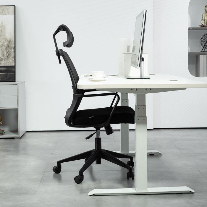 Produktbild Swisshandel24 Bürostuhl Ergonomischer Schreibtischstuhl mit Armlehne, Verstellbar Kopfstütze
