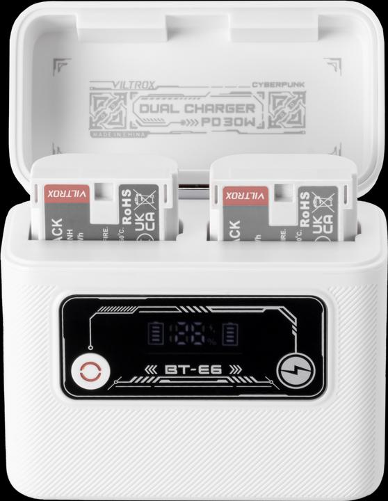 Actual product image Viltrox Camera Battery Charging Case Power Bank for Canon LP E6 (Charger)
