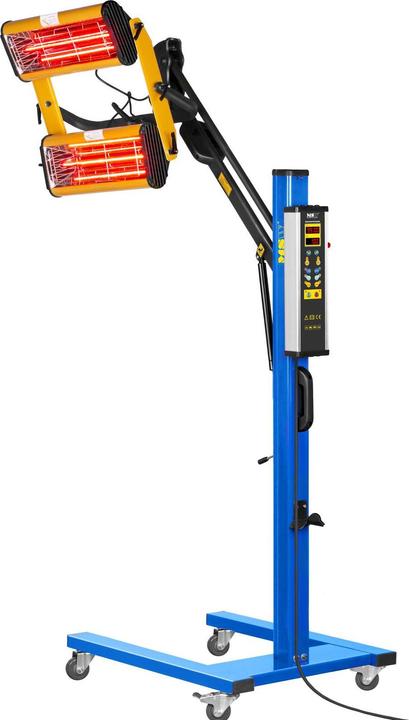 Produktbild MSW Lacktrockner Strahler Infrarotstrahler Heizstrahler Infrarot Lampe Auto 2200W