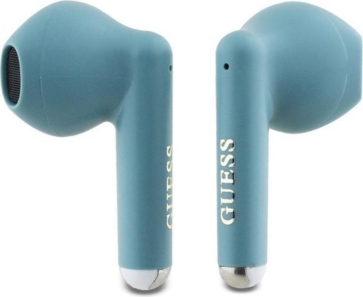 Actual product image Guess Bluetooth headphones GUTWSJ14ESGQ TWS + docking station turquoise/turquoise Printed Classic Lo (ANC, 26 h, Wireless)