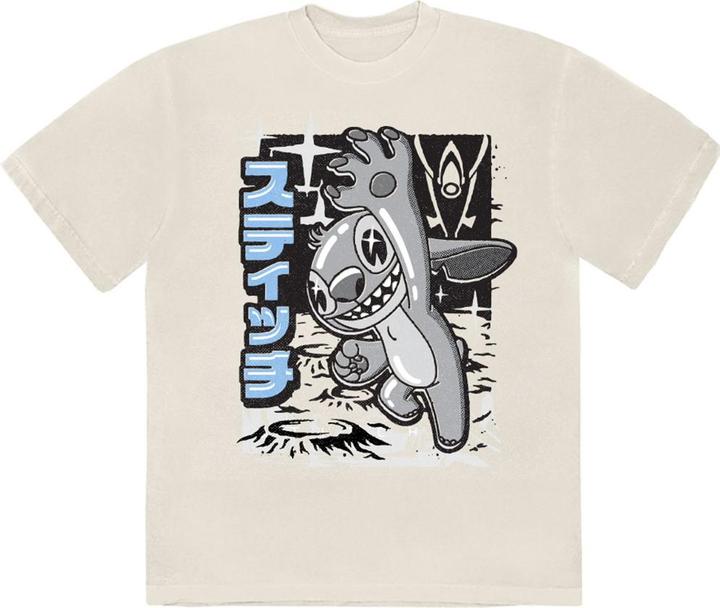 Disney Stitch Jump Black & White