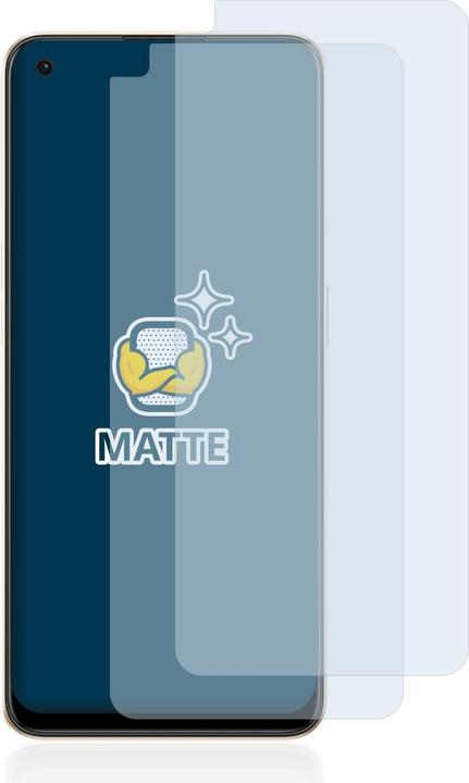 Actual product image BROTECT Anti-glare screen protector matt (2 Piece, Oppo Reno 8)