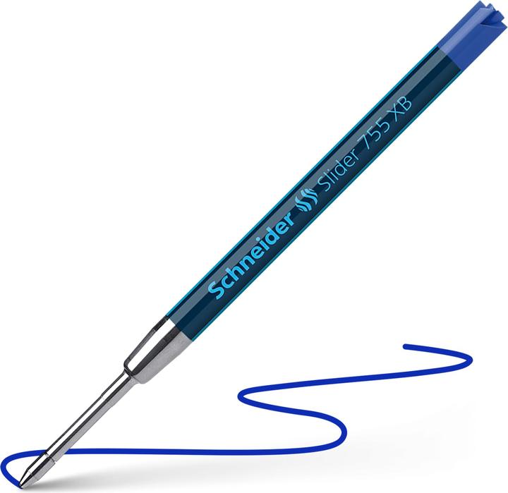 Actual product image Schneider Large capacity refill Slider 755 (Gel mine, Blue, 1 mm)