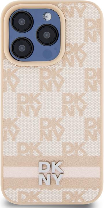 Image du produit DKNY Coque toile similicuir monogramme logo métallique (Apple iPhone 15 Pro Max)