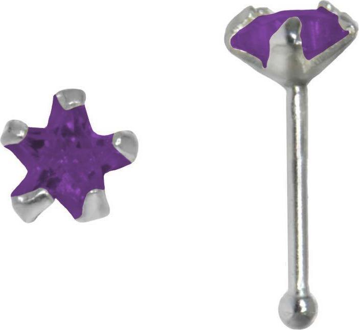 Actual product image Bijouteria Nose piercing (Silver 925, Zirconia)