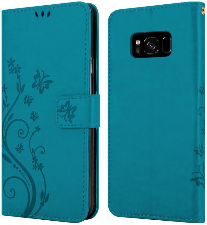 Productafbeelding Cadorabo Bloemen Boekomslag (Samsung Galaxy S8+)