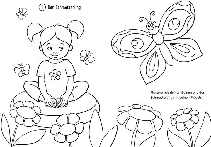 Actual product image My First Yoga Colouring Book