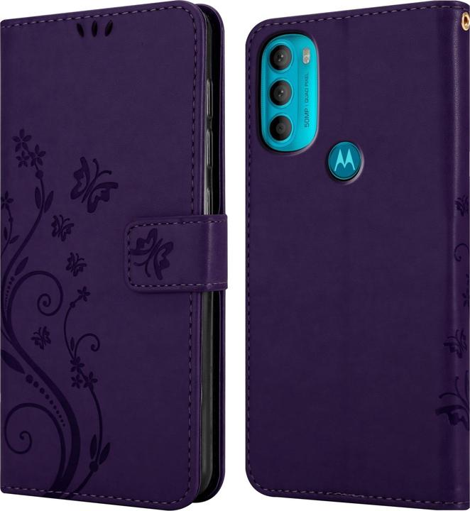 Immagine prodotto Cadorabo Copertina del libro a fiori (Motorola Moto G71 5G)