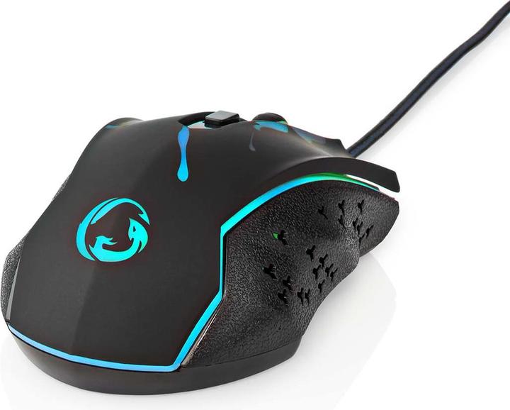 Image du produit Nedis Gaming Mouse | Filaire | 1200 / 1800 / 2400 / 3600 dpi | DPI réglable | Nombre de boutons : 6 (Filaire)