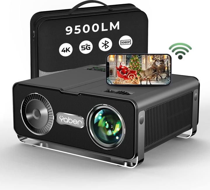 Actual product image Yaber V10 Full HD Projector (Black)