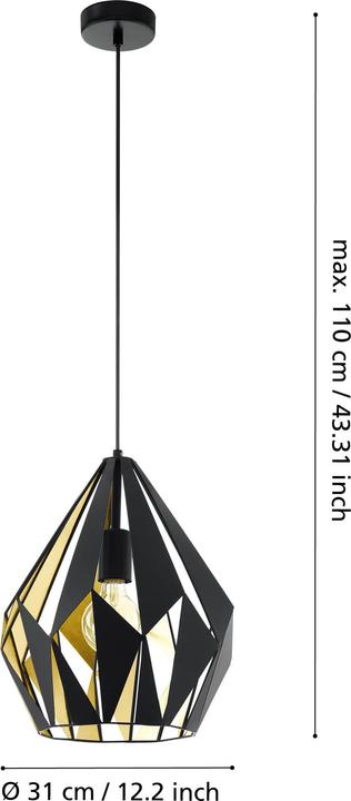 Produktbild EGLO Carlton (E27)