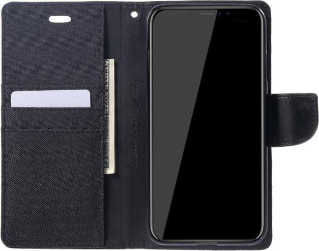Actual product image Goospery Canvas Diary Series (Apple iPhone XS Max)
