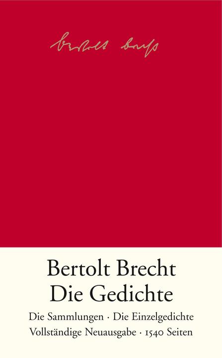 Image du produit Les poèmes (Allemand, Bertolt Brecht, 2007)