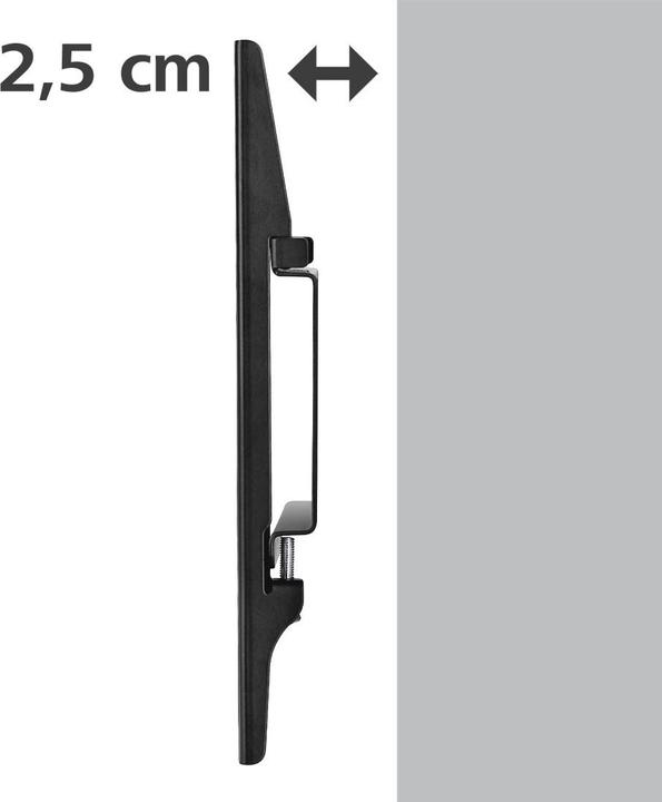 Image du produit Hama Support TV mural, fixe, 117 cm (46") jusqu'à 25 kg, distance du mur 2,5 cm (Mur, 46", 25 kg)