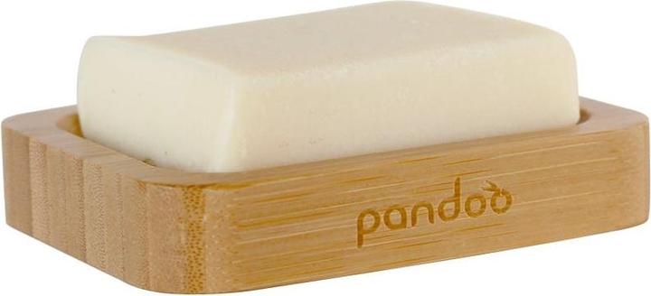 Actual product image Pandoo Bamboo Soap Dish Natural Bamboo Wood Rectangular Soap Tray for Sink