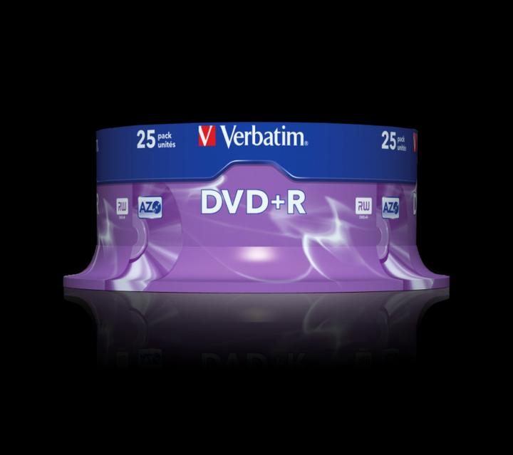 Produktbild Verbatim DVD+R, 4.7GB, 16x Spindel (25 x)