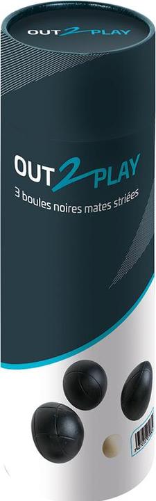 Image du produit Winfun 3 BOULES NOIR MAT STRIEES 720G OUT2PLAY (3 x)