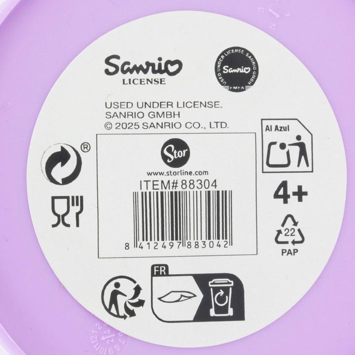 Produktbild Stor Kuromi Reusable Plastic Cup Microwave Safe 390ml