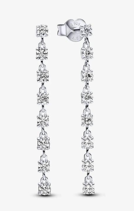 Actual product image Pandora Sparkling eight-stone earrings (Silver 925)