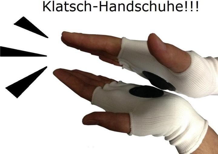 Produktbild trends4cents Clip-Clappers Klatsch Handschuhe mit Deutschland Fahne Gr. Uni Fanartikel mit Fahne