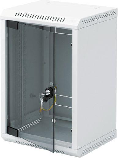 Produktbild Triton 10" Wandschrank, 9HE, 1 teilig, grau (9 HE, 10 Zoll Rack)
