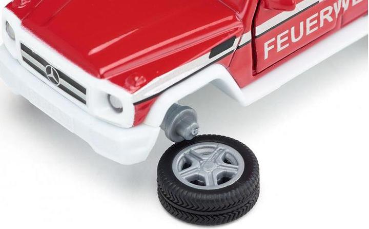 Actual product image Siku Mercedes AMG G 65 fire engine Super Series, 1:50, 155x75x65 mm, metal, from 3+