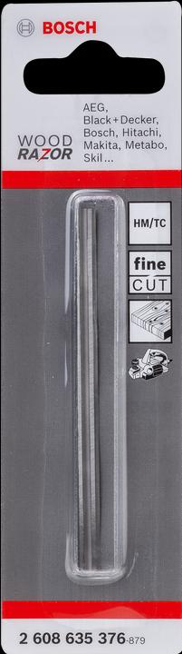 Actual product image Bosch Professional Zubehör Plane blade, 82 mm, sharp, straight, carbide, 40°, 1 pc.