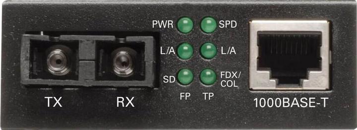 Produktbild Eaton Gigabit Multimode Fiber to Ethernet Media Converter 10/100/1000 SC International Pow