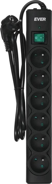 Image du produit Ever OPTIMA 1.5m 6 sorties AC 250 V noir 1,5 m (6 x, PECO 7/5, 1.50 m)