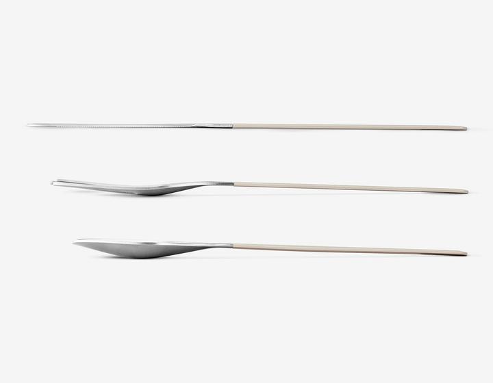 Image du produit Quechua Kit de 12 couverts de camping en acier inox 4 couteaux 4 fourchettes 4 cuillères