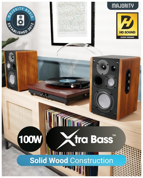 Actual product image Majority D100 Aktiv Regal-Lautsprecher (100 W)