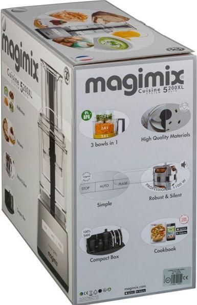 Actual product image Magimix 18591EA Food processor, plastic,Chrome (650 W)