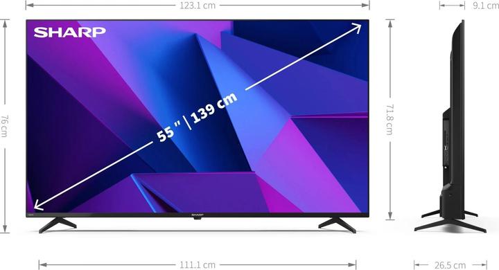 Image du produit Sharp 55FN2EA (55", FN2, LED, DHU, 2022)