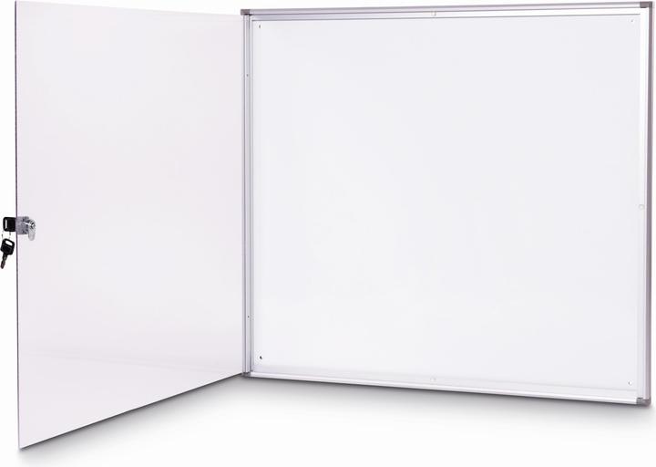 Actual product image Maul Display case, outer depth 27 mm (Whiteboard, 65.5 x 71 cm)