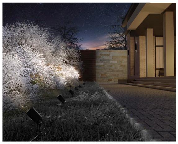Productafbeelding Hama WLAN tuinlamp incl. grondspies, waterdicht, gekleurd, dimbaar (450 lm, IP65)