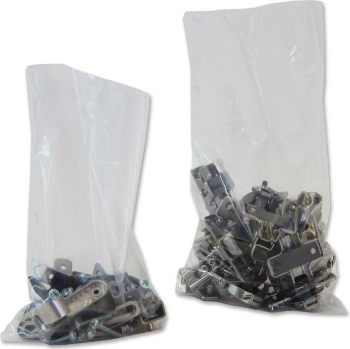 Actual product image Transpak Flat bag dimensions 350x450mm thickness 100µ PE transparent /box. (500 Piece)