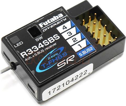 Actual product image Futaba R334SBS T-FHSS SR Car Receiver