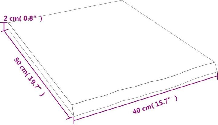 Immagine prodotto VidaXL Sidorova (40 x 50 x 2 cm)